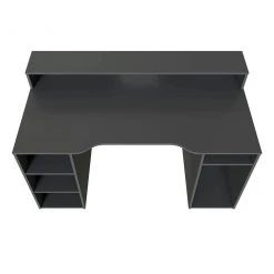 Pegane Bureau Pour Ordinateur, Station E-Gaming Coloris Anthracite En Bois MD... -Magasin Dépôt Privé bureau pour ordinateur station e gaming coloris anthracite en bois mdf 88 x 136 x 67 cm pegane 8066621 20486797 1140x1140