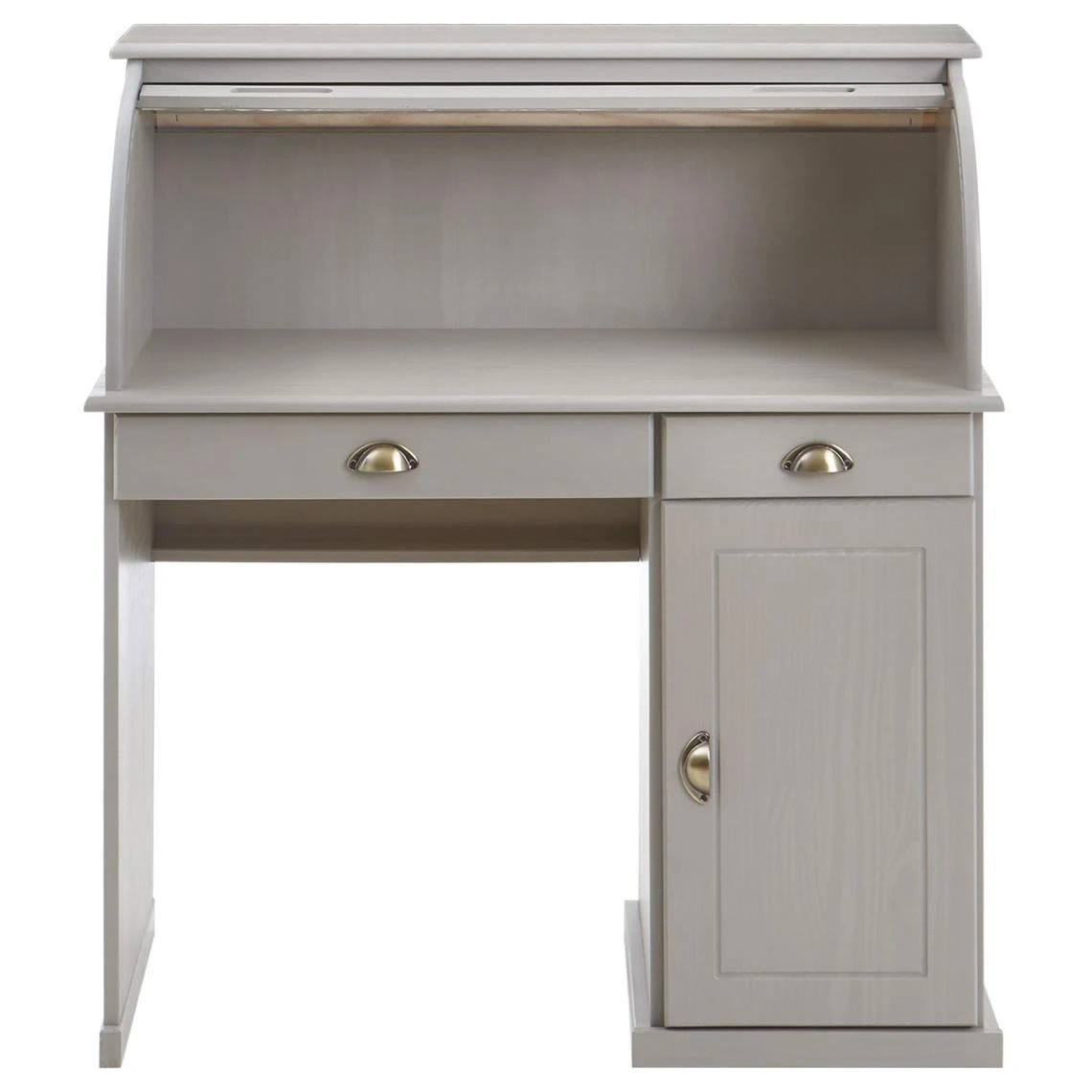 IDIMEX Bureau Secrétaire TOM Avec 2 Tiroirs Et 1 Porte En Pin Massif Lasuré... 2 IDIMEX Bureau Secrétaire TOM Avec 2 Tiroirs Et 1 Porte En Pin Massif Lasuré... – Image 2