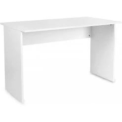 Leomark Bureau Simple En Bois Blanc