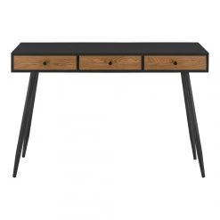 En.casa Bureau Tumba à 3 Tiroirs 75 X 115 X 48 Cm Effet Bois Foncé Noir [en.... -Magasin Dépôt Privé bureau tumba a 3 tiroirs 75 x 115 x 48 cm effet bois fonce noir encasa 11303580 29538278 1140x1140