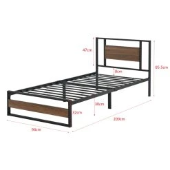 En.casa Cadre De Lit Simple Villach Matelas 90 X 200 Cm Noir Mat Effet Noyer [... 7 En.casa Cadre De Lit Simple Villach Matelas 90 X 200 Cm Noir Mat Effet Noyer [... -Magasin Dépôt Privé cadre de lit simple villach matelas 90 x 200 cm noir mat effet noyer encasa 11494220 30057744 1140x1140