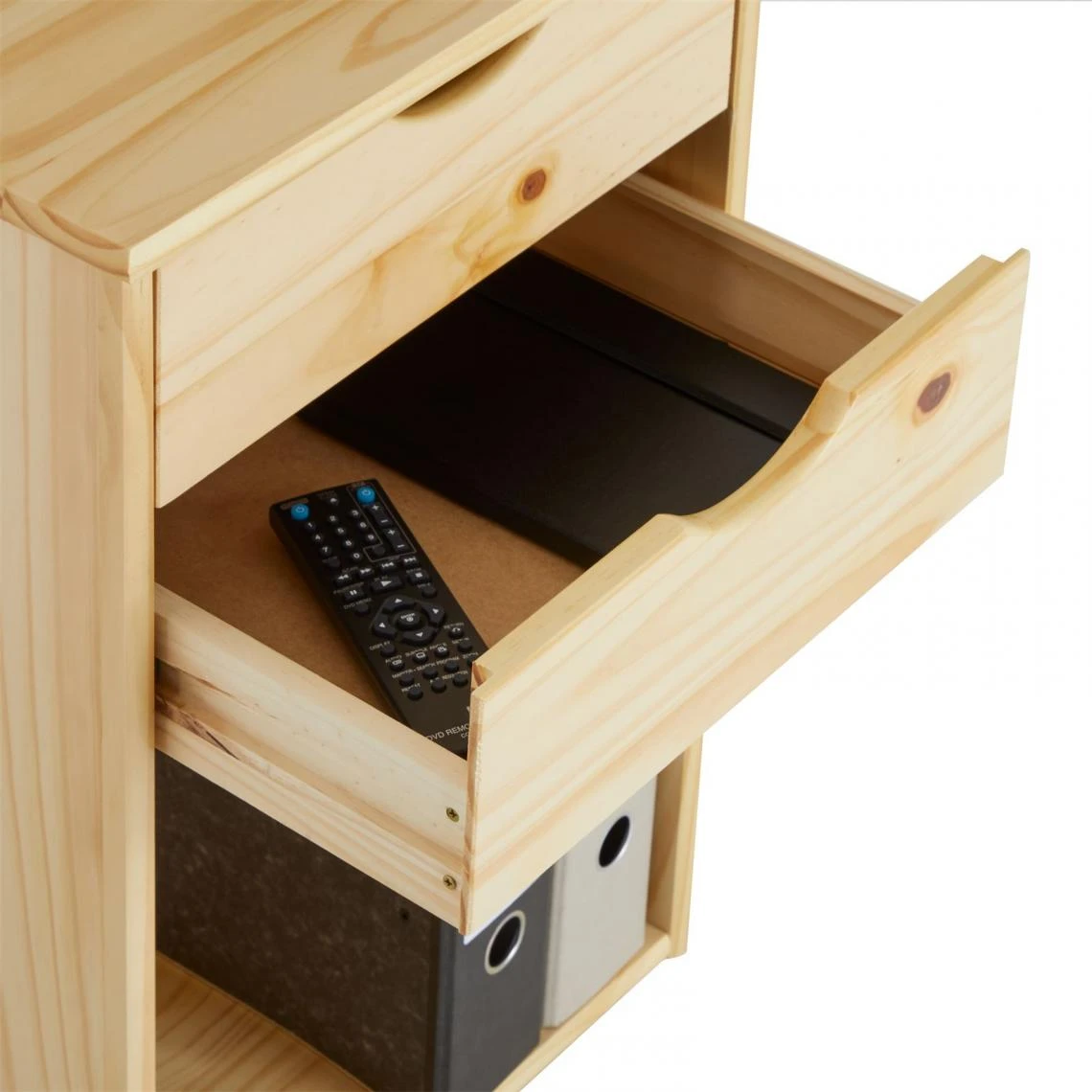 IDIMEX Caisson De Bureau Sur Roulettes KANO, Avec 2 Tiroirs, En Pin Massif Na... 5 IDIMEX Caisson De Bureau Sur Roulettes KANO, Avec 2 Tiroirs, En Pin Massif Na... – Image 5