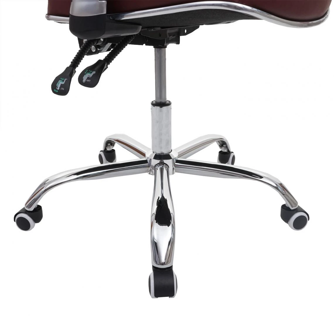 Mendler Chaise De Bureau HWC-F14, Chaise De Bureau Fauteuil Pivotant, Similicu... 5 Mendler Chaise De Bureau HWC-F14, Chaise De Bureau Fauteuil Pivotant, Similicu... – Image 5