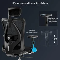 Mendler Chaise De Bureau SIHOO Chaise De Bureau, Ergonomique, Charge Max. 150k... 9 Mendler Chaise De Bureau SIHOO Chaise De Bureau, Ergonomique, Charge Max. 150k... -Magasin Dépôt Privé chaise de bureau sihoo chaise de bureau ergonomique charge max 150kg sans repose pieds orange 13900348 38537534 1140x1140