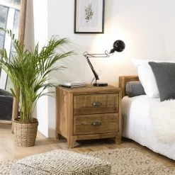 MACABANE Chevet ANDRIAN 2 Tiroirs Bois Pin Recyclé 20 MACABANE Chevet ANDRIAN 2 Tiroirs Bois Pin Recyclé -Magasin Dépôt Privé chevet andrian 2 tiroirs bois pin recycle design 610406 10 1140x1140