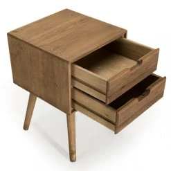 MACABANE Chevet ANDY Scandi Bois 2 Tiroirs Sapin -Magasin Dépôt Privé chevet andy scandi bois 2 tiroirs sapin design 3197568 4 1140x1140
