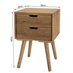MACABANE Chevet ANDY Scandi Bois 2 Tiroirs Sapin -Magasin Dépôt Privé chevet andy scandi bois 2 tiroirs sapin design 3197568 9 1140x1140