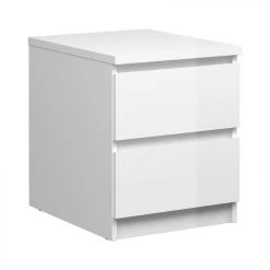 BUT Chevet BEST LAK Blanc Laqué