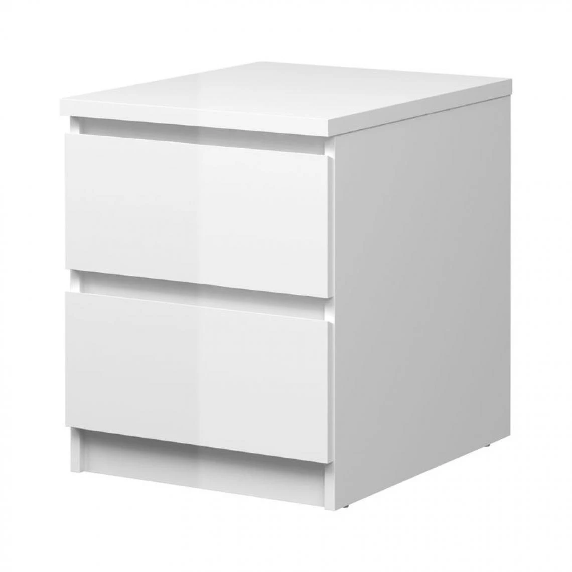 BUT Chevet BEST LAK Blanc Laqué 3 BUT Chevet BEST LAK Blanc Laqué – Image 3