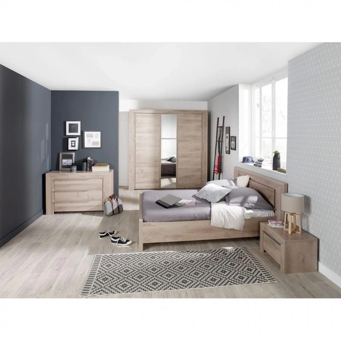 BUT Chevet BEST LAK Blanc Laqué 5 BUT Chevet BEST LAK Blanc Laqué – Image 5