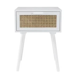 MACABANE Chevet Blanc 1 Tiroir Cannage Naturel SANDRO 9 MACABANE Chevet Blanc 1 Tiroir Cannage Naturel SANDRO -Magasin Dépôt Privé chevet blanc 1 tiroir cannage naturel sandro 3425134 6562422 22 1140x1140