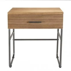 MACABANE Chevet 1 Tiroir En Bois Et Pieds Métal CARLA 10 MACABANE Chevet 1 Tiroir En Bois Et Pieds Métal CARLA -Magasin Dépôt Privé chevet clemence 1 tiroir pieds metal design 737014 3 1140x1140