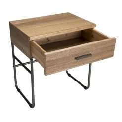 MACABANE Chevet 1 Tiroir En Bois Et Pieds Métal CARLA 12 MACABANE Chevet 1 Tiroir En Bois Et Pieds Métal CARLA -Magasin Dépôt Privé chevet clemence 1 tiroir pieds metal design 737014 5 1140x1140