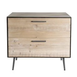 MACABANE Chevet 2 Tiroirs Sapin Et Pieds Métal CARLA 10 MACABANE Chevet 2 Tiroirs Sapin Et Pieds Métal CARLA -Magasin Dépôt Privé chevet clemence 2 tiroirs sayann et pieds metal design 737007 3 1140x1140
