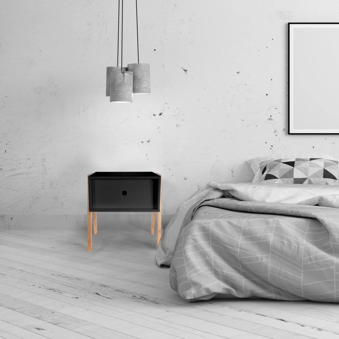 3S. X Home Table De Chevet Empilable Noir ICHIGO 3 3S. X Home Table De Chevet Empilable Noir ICHIGO – Image 3