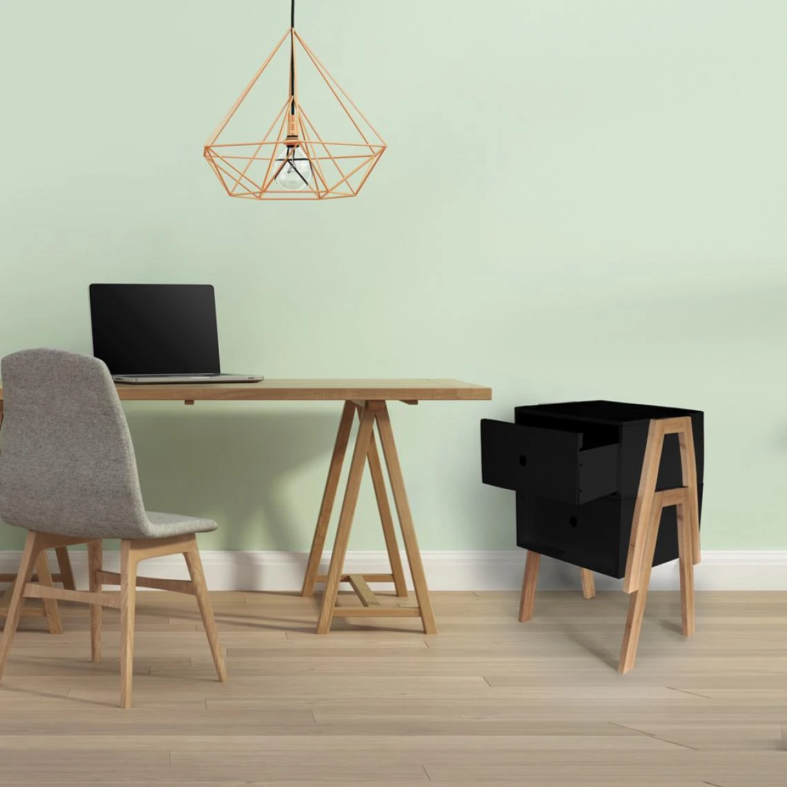 3S. X Home Table De Chevet Empilable Noir ICHIGO 4 3S. X Home Table De Chevet Empilable Noir ICHIGO – Image 4