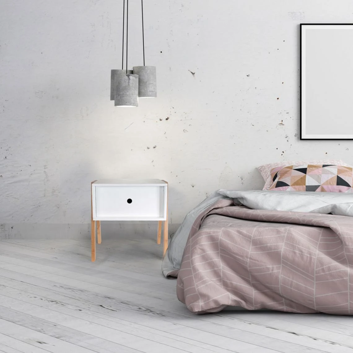 3S. X Home Table De Chevet Empilable Blanc ICHIGO 4 3S. X Home Table De Chevet Empilable Blanc ICHIGO – Image 4