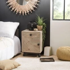 MACABANE Chevet MANDY Scandi 1 Tiroir 1 Porte 48 MACABANE Chevet MANDY Scandi 1 Tiroir 1 Porte -Magasin Dépôt Privé chevet mandy scandi 1 tiroir 1 porte design 3197576 8 1140x1140 2