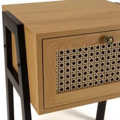 MACABANE Chevet Marron 1 Tiroir Effet Cannage Pieds Inclinés Métal CHARLIE 14 MACABANE Chevet Marron 1 Tiroir Effet Cannage Pieds Inclinés Métal CHARLIE -Magasin Dépôt Privé chevet marron 1 tiroir effet cannage pieds inclines metal charlie 737108 8 1140x1140