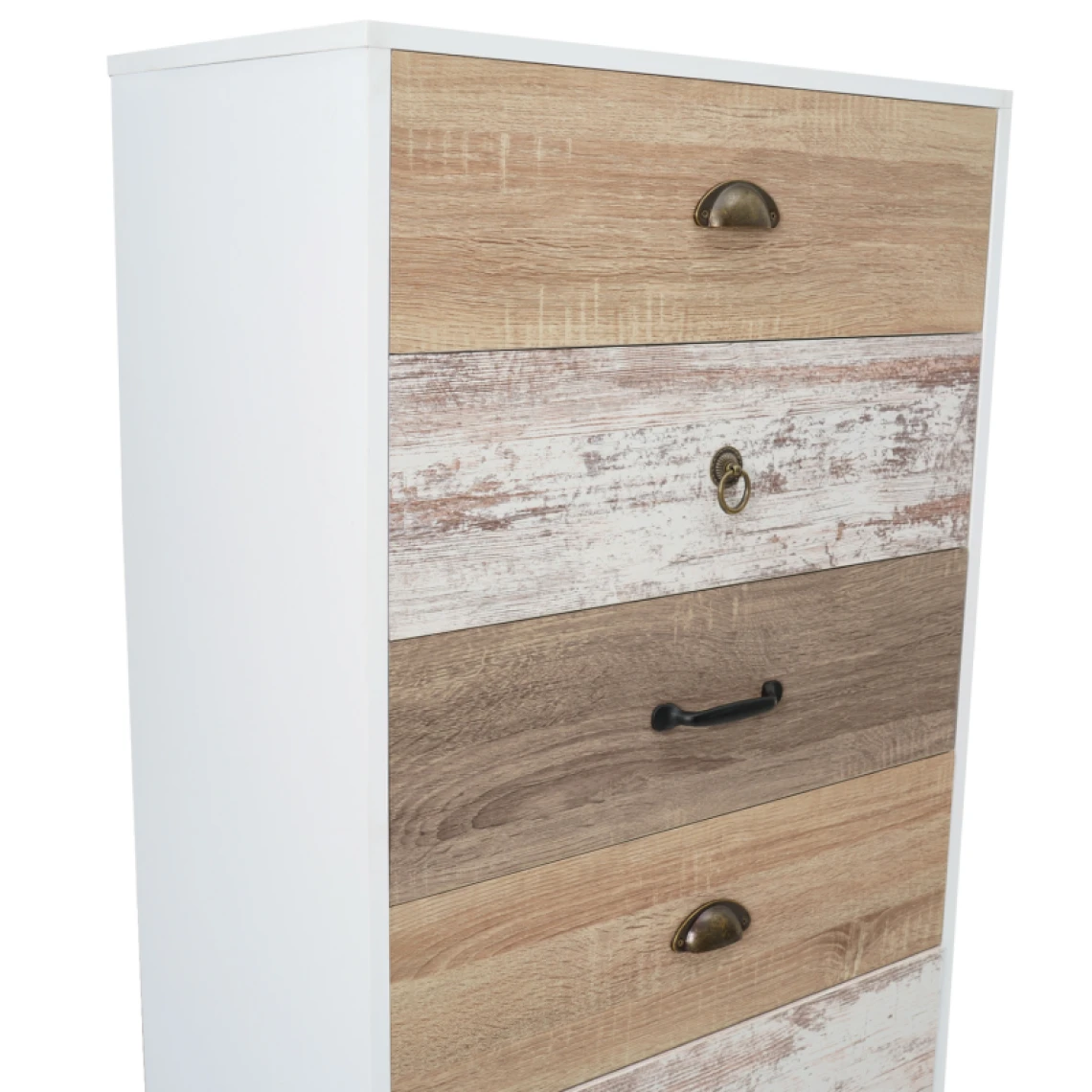 Idmarket Chiffonnier 5 Tiroirs BAHIA Commode Scandinave 4 Idmarket Chiffonnier 5 Tiroirs BAHIA Commode Scandinave – Image 4