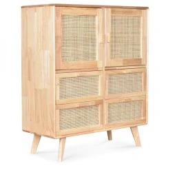 Opjet Commode 2 Portes Et 4 Tiroirs KREDOU -Magasin Dépôt Privé commode 2 portes et 4 tiroirs kredou 013399 6 1140x1140