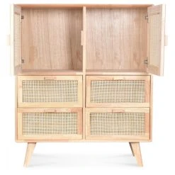 Opjet Commode 2 Portes Et 4 Tiroirs KREDOU -Magasin Dépôt Privé commode 2 portes et 4 tiroirs kredou 013399 7 1140x1140