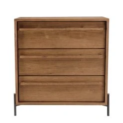 MACABANE Commode 3 Tiroirs En Bois De Teck Recyclé Pieds En Métal Noir 11 MACABANE Commode 3 Tiroirs En Bois De Teck Recyclé Pieds En Métal Noir -Magasin Dépôt Privé commode 3 tiroirs en bois de teck recycle pieds en metal noir 501590 2 1140x1140