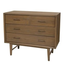MACABANE Commode 4 Tiroirs Bois De Mindi - LAYANA -Magasin Dépôt Privé commode 4 tiroirs bois de mindi lyana design 1235565 2 1140x1140