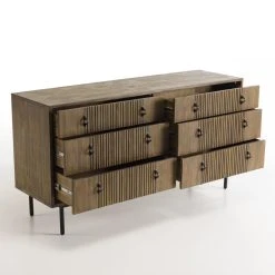 MACABANE Commode 6 Tiroirs Acacia Pieds Métal GINO 13 MACABANE Commode 6 Tiroirs Acacia Pieds Métal GINO -Magasin Dépôt Privé commode 6 tiroirs acacia pieds metal gino design 834002 6 1140x1140