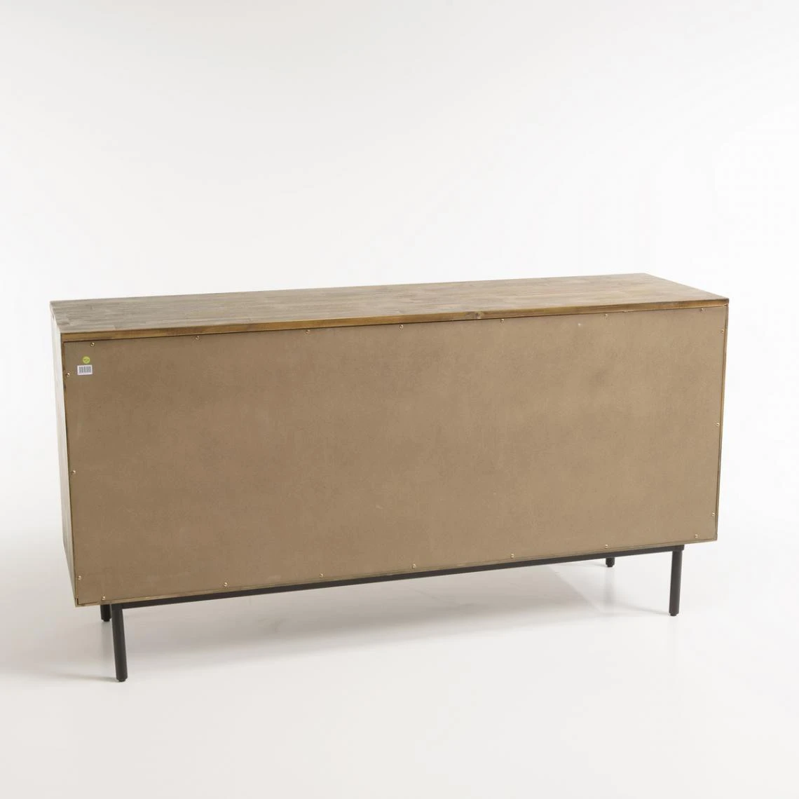 MACABANE Commode 6 Tiroirs Acacia Pieds Métal GINO 7 MACABANE Commode 6 Tiroirs Acacia Pieds Métal GINO – Image 7