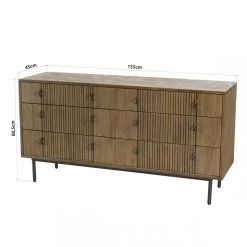 MACABANE Commode 6 Tiroirs Acacia Pieds Métal GINO 16 MACABANE Commode 6 Tiroirs Acacia Pieds Métal GINO -Magasin Dépôt Privé commode 6 tiroirs acacia pieds metal gino design 834002 9 1140x1140