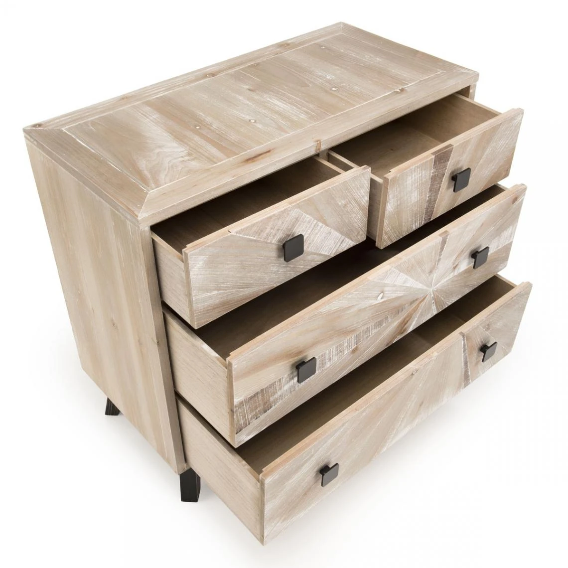 MACABANE Commode MANDY Scandi 4 Tiroirs 5 MACABANE Commode MANDY Scandi 4 Tiroirs – Image 5