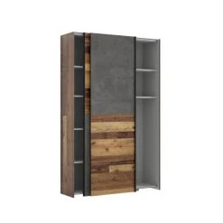 CSTORE - Armoire De Chambre Multifonctions - Panneaux De Particules - ... 9 CSTORE - Armoire De Chambre Multifonctions - Panneaux De Particules - ... -Magasin Dépôt Privé cstore armoire de chambre multifonctions panneaux de particules bois et beton gris 2 portes campagne l 120xp 41 6xh 190 5 cm 10637308 27678094 1140x1140