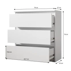 Furnix Commode / Meuble De Rangement ARENAL Avec 3 Tiroirs 70 X 37 X 7... 7 Furnix Commode / Meuble De Rangement ARENAL Avec 3 Tiroirs 70 X 37 X 7... -Magasin Dépôt Privé furnix commode meuble de rangement arenal avec 3 tiroirs 70 x 37 x 76 cm vieux bois style moderne 13326774 36367030 1140x1140