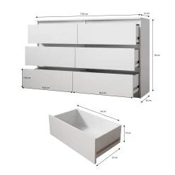 Furnix Commode / Meuble De Rangement ARENAL Avec 6 Tiroirs 119 X 37 X ... 7 Furnix Commode / Meuble De Rangement ARENAL Avec 6 Tiroirs 119 X 37 X ... -Magasin Dépôt Privé furnix commode meuble de rangement arenal avec 6 tiroirs 119 x 37 x 76 cm vieux bois style moderne 13326758 36366970 1140x1140