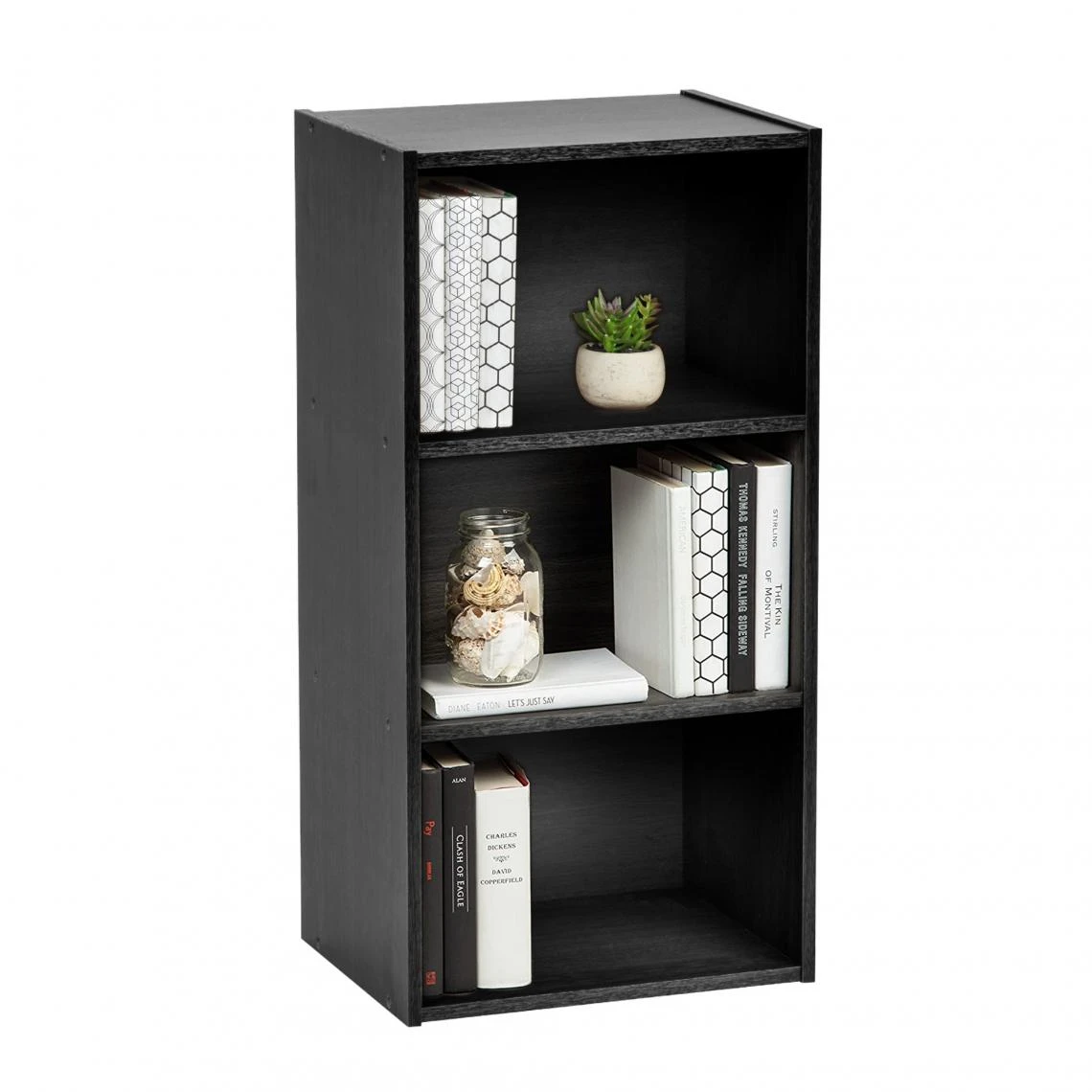 Iris Ohyama, Meuble De Rangement Avec étagères, Bureau, Salon - MDB-... 1 Iris Ohyama, Meuble De Rangement Avec étagères, Bureau, Salon - MDB-...