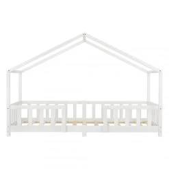 En.casa Lit D'enfant Treviolo Forme Maison Avec Matelas à Mousse à Froid 200... -Magasin Dépôt Privé lit denfant treviolo forme maison avec matelas a mousse a froid 200 x 90 cm blanc encasa 11394476 29770072 1140x1140