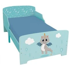Fun House LEON LE DRAGON Lit Avec Lattes 140 X 70 Cm Pour Enfant