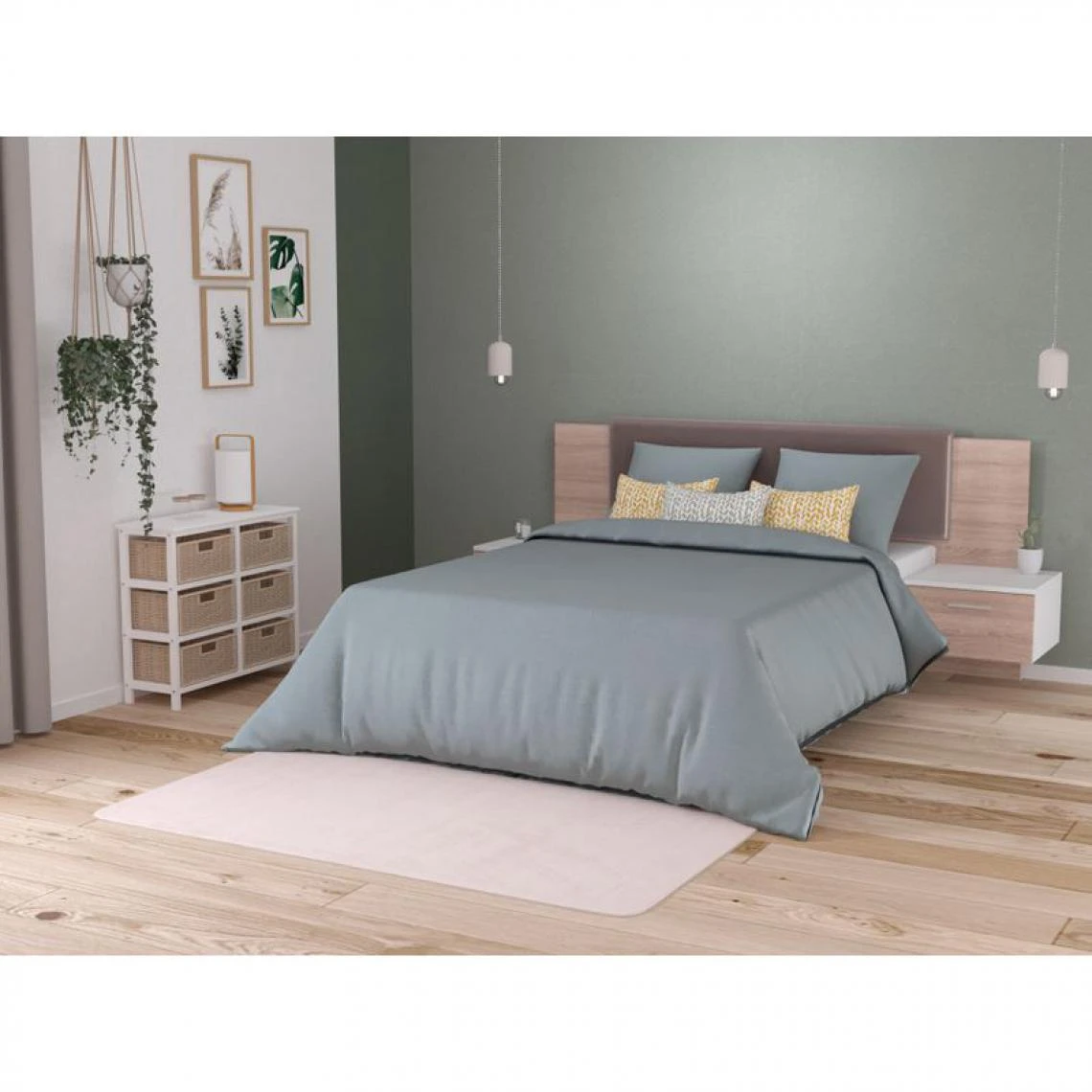 Zandiara Meuble D'appoint 6 Tiroirs NATURA KD 2 Blanc 2 Zandiara Meuble D'appoint 6 Tiroirs NATURA KD 2 Blanc – Image 2