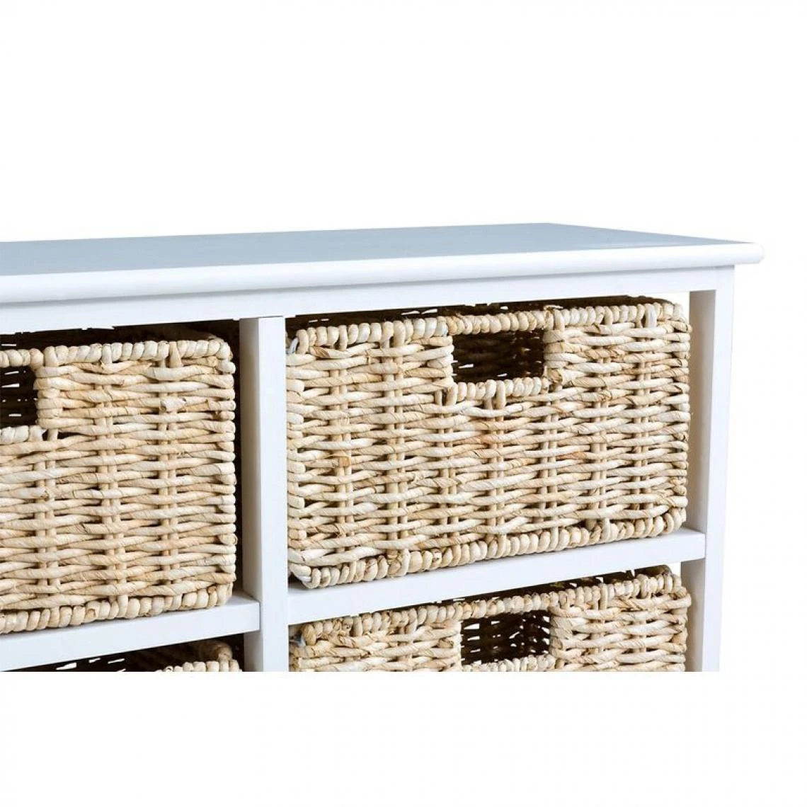 Zandiara Meuble D'appoint 6 Tiroirs NATURA KD 2 Blanc 3 Zandiara Meuble D'appoint 6 Tiroirs NATURA KD 2 Blanc – Image 3