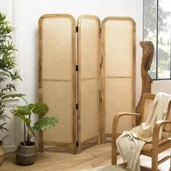 MACABANE Paravent Marron Bois De Manguier Et Cannage Couleur Naturelle ISA -Magasin Dépôt Privé paravent marron bois de manguier et cannage couleur naturelle isa 3367830 6249588 88 1140x1140