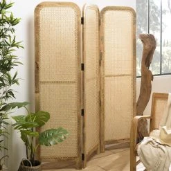 MACABANE Paravent Marron Bois De Manguier Et Cannage Couleur Naturelle ISA -Magasin Dépôt Privé paravent marron bois de manguier et cannage couleur naturelle isa 3367830 6249596 96 1140x1140