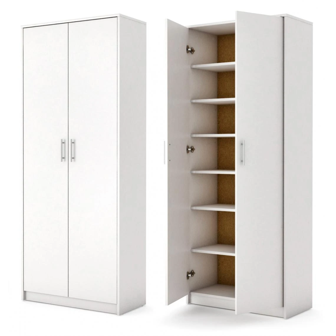 Hucoco PARLA | Armoire Moderne Avec Tablettes Et Rangement Chaussures | 180x7... 1 Hucoco PARLA | Armoire Moderne Avec Tablettes Et Rangement Chaussures | 180x7...
