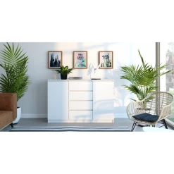 Hucoco PARME 140 | Commode Spacieuse Moderne 97x140x40 Cm | 2 Portes + 4 Tiro... 7 Hucoco PARME 140 | Commode Spacieuse Moderne 97x140x40 Cm | 2 Portes + 4 Tiro... -Magasin Dépôt Privé parme 140 commode spacieuse moderne 97x140x40 cm 2 portes 4 tiroirs meuble rangement chambre salon chambre denfant blanc 9729320 25188662 1140x1140