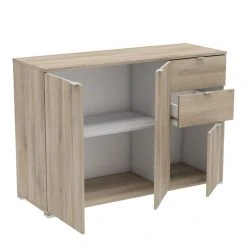 BUT Rangement 3 Portes 2 Tiroirs PERFECT Imitation Chêne Kronberg -Magasin Dépôt Privé rangement 3 portes 2 tiroirs perfect imitation chene kronberg 11961136 31714486 1140x1140