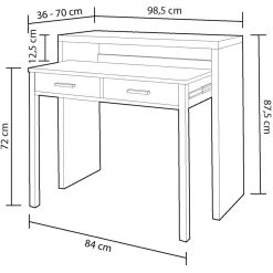 Pegane Table Console Extensible Convertible En Bureau Coloris Blanc Artik - L... -Magasin Dépôt Privé table console extensible convertible en bureau coloris blanc artik longueur 985 x hauteur 875 x profondeur 36 70 cm 10515768 27256568 1140x1140