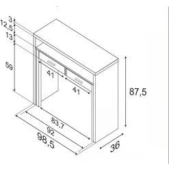 Pegane Table Console Extensible Convertible En Bureau Coloris Blanc Et Chêne... -Magasin Dépôt Privé table console extensible convertible en bureau coloris blanc et chene hauteur 88 x longueur 99 x profondeur 36 70 cm 10515766 27256560 1140x1140
