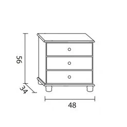 Visiodirect Table De Chevet Enfant De 3 Tiroirs En Bois Coloris Miel - Longueur 34... 9 Visiodirect Table De Chevet Enfant De 3 Tiroirs En Bois Coloris Miel - Longueur 34... -Magasin Dépôt Privé table de chevet enfant de 3 tiroirs en bois coloris miel longueur 34 x profondeur 48 x hauteur 55 cm 12129504 32191456 1140x1140