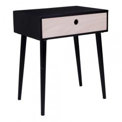 HOUSE NORDIC Table De Chevet Scandinave Noire PARMA