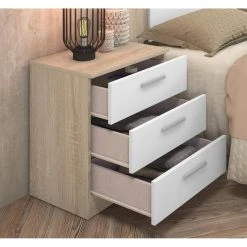 Pegane Table De Nuit / Table De Chevet Coloris Chêne Cambrian/blanc - Longue... 6 Pegane Table De Nuit / Table De Chevet Coloris Chêne Cambrian/blanc - Longue... -Magasin Dépôt Privé table de nuit table de chevet coloris chene cambrianblanc longueur 50 x profondeur 346 x hauteur 60 cm 13806326 38213964 1140x1140